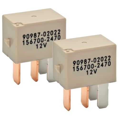 90987-02022 156700-2470 Automotive Relay (Pack of 2) – 30A 12VDC - Product Imagery