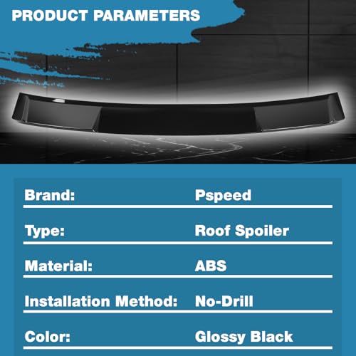 Roof Spoiler fit for Lexus IS300 Sedan Base 2021 2022 2023 2024 - Product Imagery