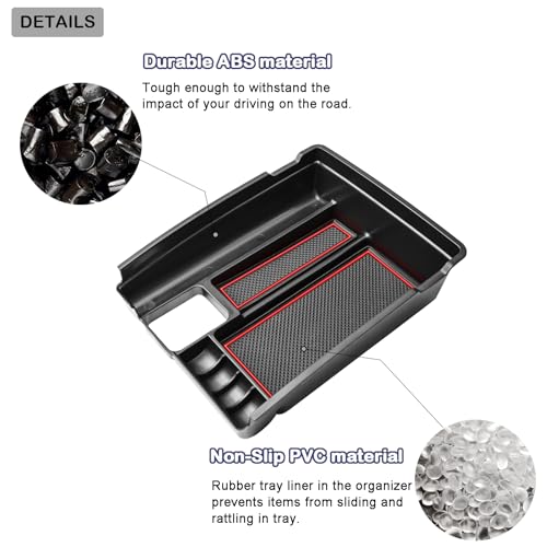 Center Console Organizer Tray for Nissan Rogue 2014-2020 / - Product Imagery