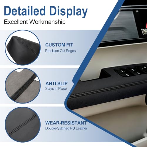 AOMSAZTO Car Door Armrest Pads Leather for Honda CRV 2007-2012 - Product Imagery