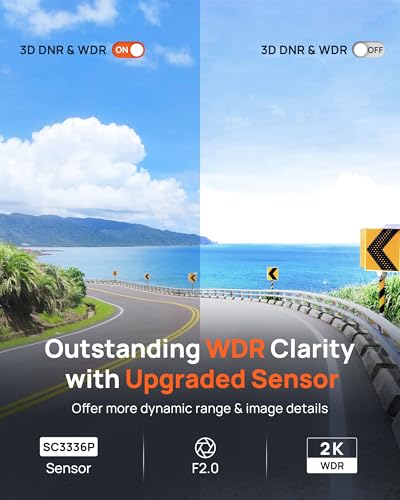70mai Dash Cam M310, Dash Camera for Cars 1296P QHD, Smart Dash - Product Imagery