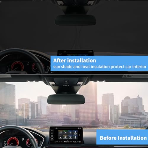 Windshield Sun Shade Car Sunshade Accessories for Honda Civic - Product Imagery