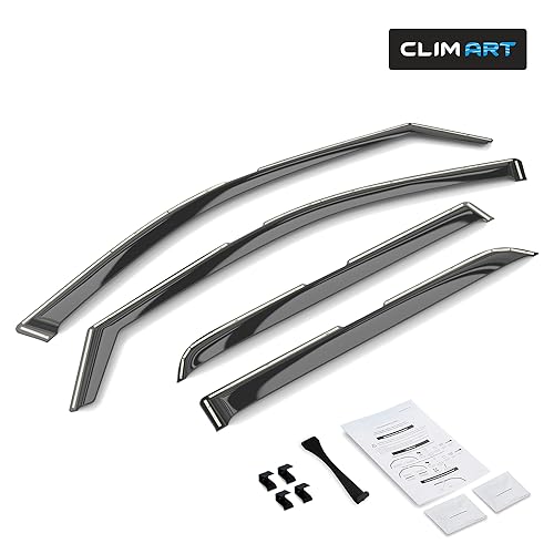 CLIM ART in-Channel Incredibly Durable Rain Guards for Dodge - Product Imagery