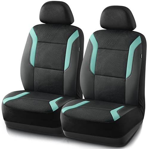 Skechers Memory Foam Car Seat Covers, Air Cool Mesh Thick Seat - Product Imagery