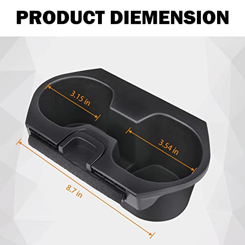 KanSmart 2016-2021 for Honda Civic Cup Holder Insert Console - Product Imagery