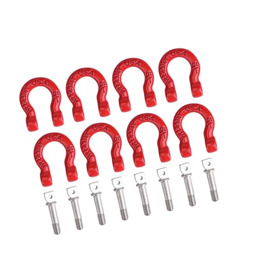 Yctze 8PCS Metal Tow Shackle Lock Catch Assembly RC Climbing - Product Imagery
