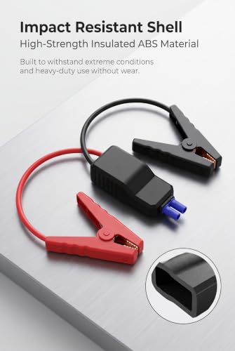 Car Jump Starter Clamps, Jumper Clamps with EC5 Connector, 12V - Product Imagery