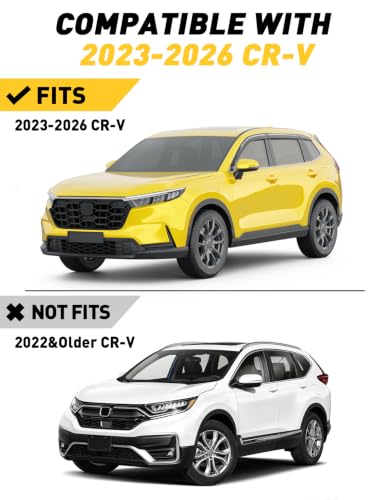 Window Visors Rain Guards for Honda CRV CR-V 2023-2026,3M-VHB - Product Imagery