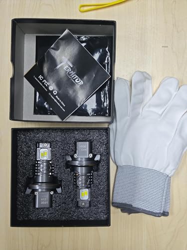 Termitor Upgraded 9008/H13 Bulbs, 100,000LM 1500% Ultra-Bright - Product Imagery