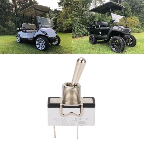 Golfcart Electric Toggle Switch: High Performance Metal - Product Imagery