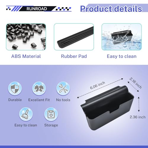 RUNROAD Center Console Storage Box For 2025 2026 Nissan Kicks - Product Imagery