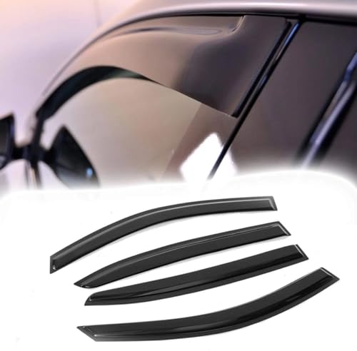 Smoked Out-Channel Window Vent Guard Rain Visors For 2008-2012 - Product Imagery