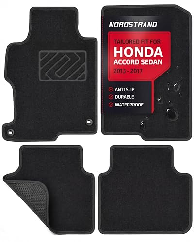 Floor Mats for Honda Accord 2013-2017 Sedan - Tailored 3D Fit - Product Imagery