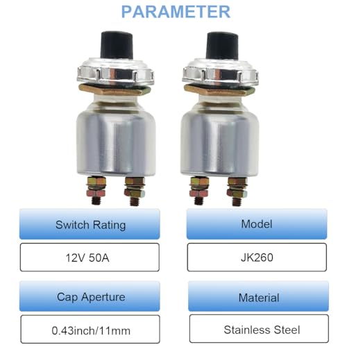 3 Pcs Car Start Switch Accessories Push Horn Button Starter - Product Imagery