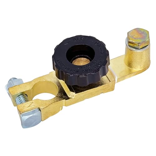 Top Post Battery Disconnect Switch 12V, Ampper Quick Disconnect - Product Imagery