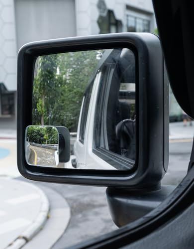 JOYTUTUS Blind Spot Mirror 2 Pack HD Frameless Convex Glass for - Product Imagery