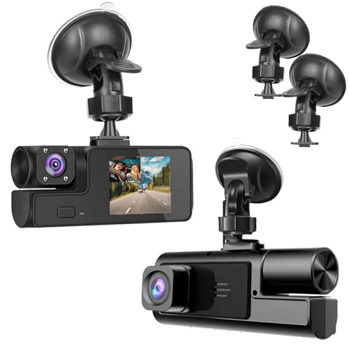 1080P Dual Dash Camera for Car Front and Inside Dashcam Car - Product Imagery
