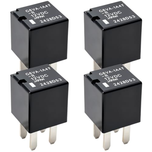 Relay G8VA-1A4T-R (Pack of 4), G8VA1A4TR 4 Pins 12V DC 20A SPST - Product Imagery
