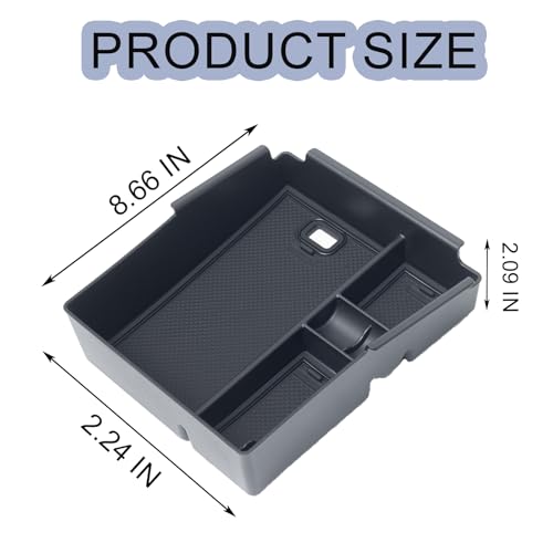 Upgraded Design Center Console Organizer Tray for Hyundai Santa - Product Imagery
