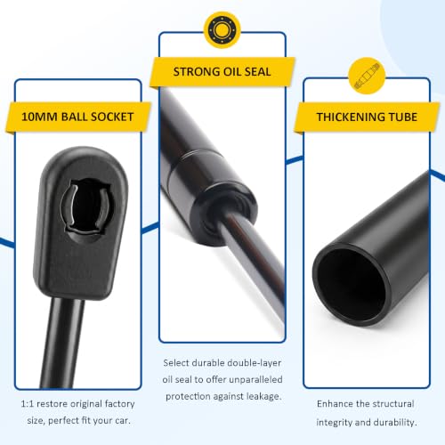 Front Hood Gas Struts for Toyota Camry 2018-2023, Replaces 7170 - Product Imagery