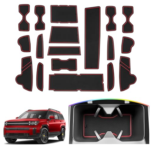SKTU Door Slot Mat for 2024 2025 2026 Hyundai Santa Fe Door - Product Imagery