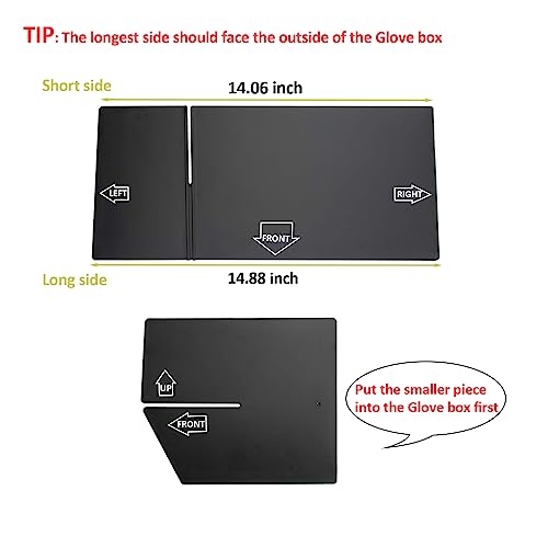 JDMCAR Glove Box Organizer for Toyota 4Runner 2010-2024 & Lexus - Product Imagery