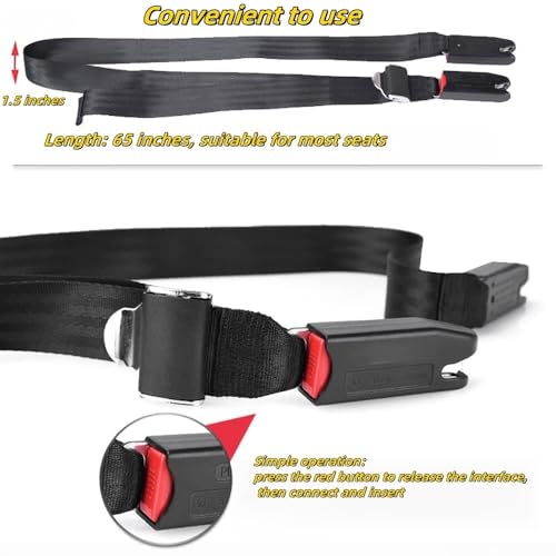 Strap Pads Compatible with 1 Pcs Universal ISOFIX Kids Seat Car - Product Imagery