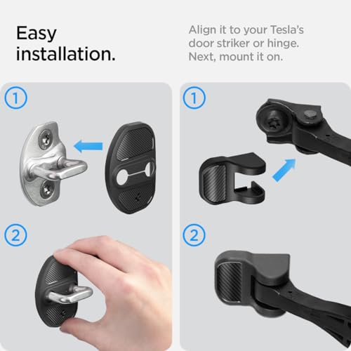 Spigen Door Striker and Hinge Door Cover for All Tesla Model Y - Product Imagery