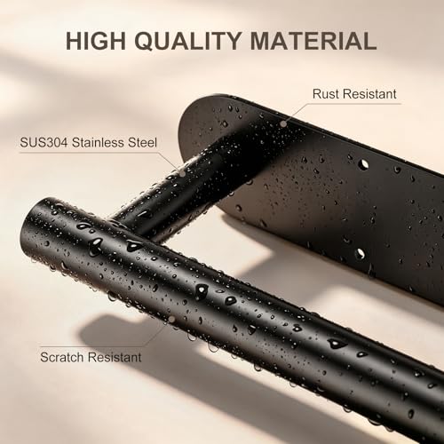 2-Pack Paper Towel Holder for Kitchen, Self-Adhesive & Drilling - Product Imagery