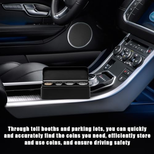 Ohleats Coin Holder for Car, Portable Mini Change Storage Box - Product Imagery