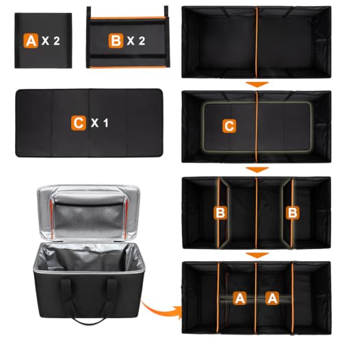 GDNasist Car Trunk Organizer and Storage for Car, SUV & Sedan, - Product Imagery