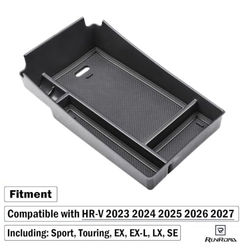 RUNROAD Center Console Organizer Tray For 2023-2027 Honda HR-V - Product Imagery