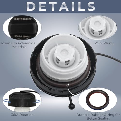 Gas Cap, Fuel Cap for Honda Acura, 2005-2007 Accord, 2005-2006 - Product Imagery