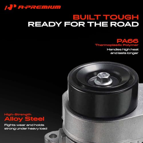 A-Premium Belt Tensioner Assembly with Pulley Compatible with - Product Imagery