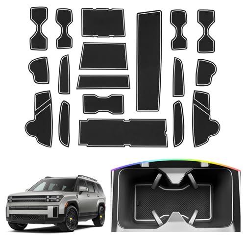 SKTU Door Slot Mat for 2024 2025 2026 Hyundai Santa Fe Door - Product Imagery