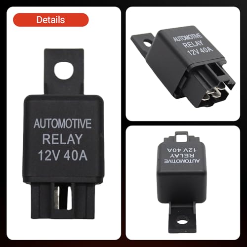 40 amp SPST Automotive Relay 12V 40A Relay - Product Imagery