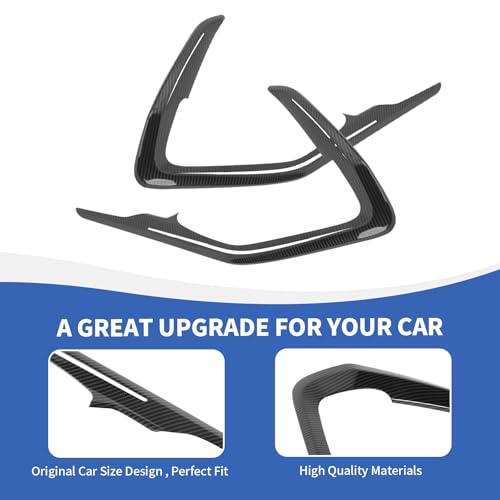 RAZPOY Carbon Fiber Inner Door Panel Trim Fit for Chevy Camaro - Product Imagery