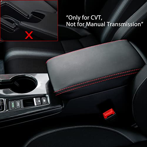 CKE for Honda Civic 2022-2026 Armrest Cover -Black (Red line) - Product Imagery
