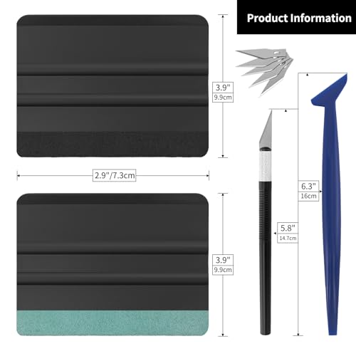 Amzdepot Window Tint Kit, Professional Car Wrap Kit - Product Imagery
