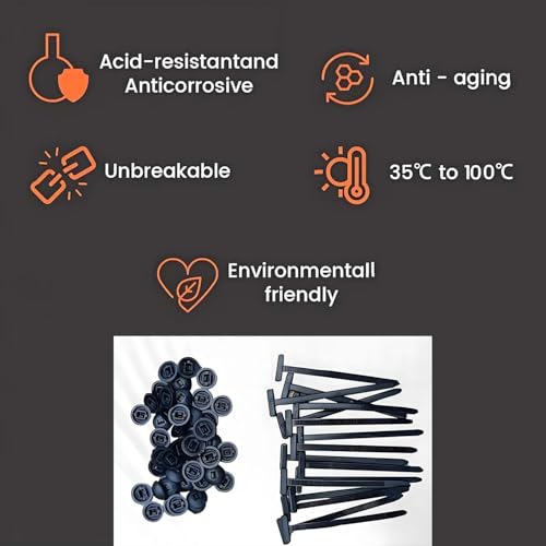 Nylon Universal Cable Tie Buckle, 30PCS Heavy Duty Self-Locking - Product Imagery