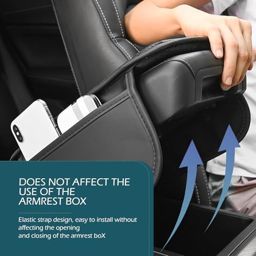 Car Center Console Cover, Leather Car Console Covers, Arm Rest - Product Imagery