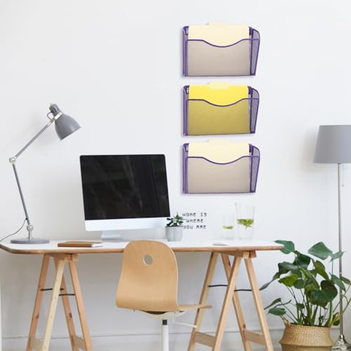 EASEPRES 3 Single Pocket Mesh Hanging File Organizer, Vertical - Product Imagery