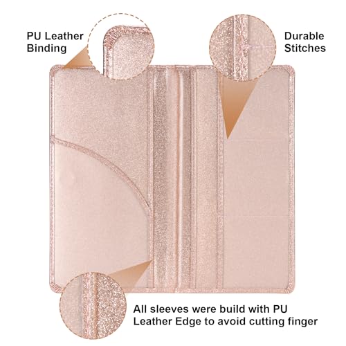 Car Registration and Insurance Holder, Glove Box Organizer，Bling - Product Imagery
