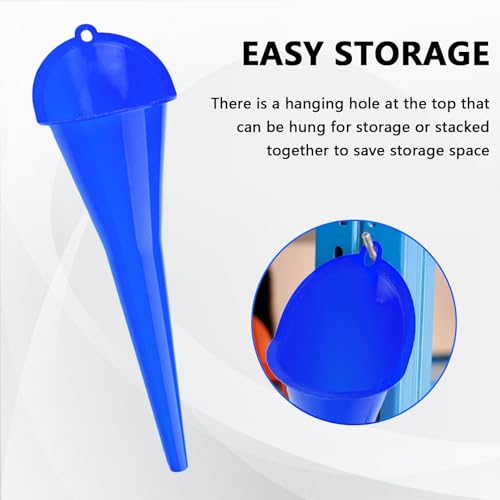 Long-Neck Oil Funnel for Automotive – Multi-Function Plastic - Product Imagery