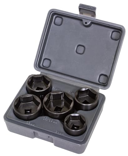 Lisle 13300 5-Piece Filter Socket Set - Product Imagery