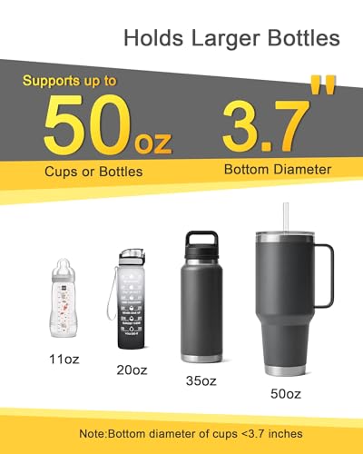 Headrest Cup Holder for Back Seat, Stable Spill-Resistant Drink - Product Imagery