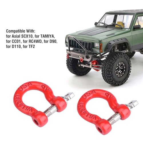 Yctze 8PCS Metal Tow Shackle Lock Catch Assembly RC Climbing - Product Imagery