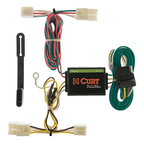 CURT 55310 Vehicle-Side Custom 4-Pin Trailer Wiring Harness, - Product Imagery