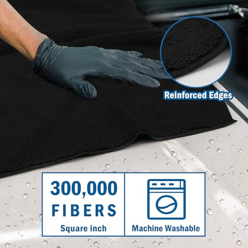 HOMEXCEL Professional Large Microfiber Car Drying Towels 2 Pack, - Product Imagery