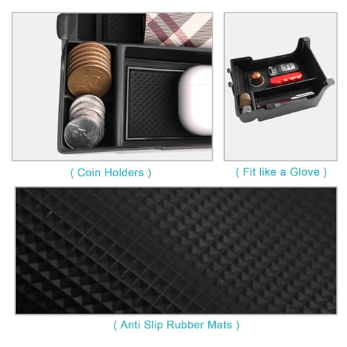 CDEFG for 2020 2023 2024 Ford Edge Center Console Organizer Tray - Product Imagery